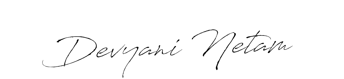 You should practise on your own different ways (Antro_Vectra) to write your name (Devyani Netam) in signature. don't let someone else do it for you. Devyani Netam signature style 6 images and pictures png