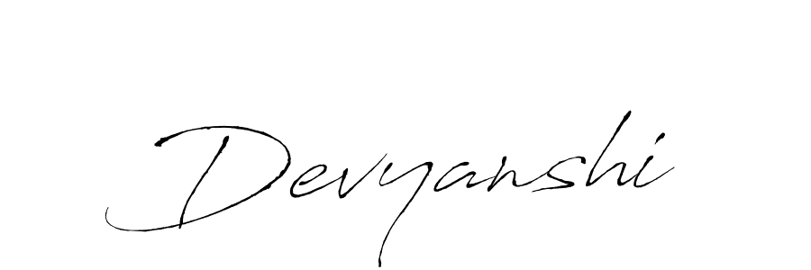 Once you've used our free online signature maker to create your best signature Antro_Vectra style, it's time to enjoy all of the benefits that Devyanshi name signing documents. Devyanshi signature style 6 images and pictures png