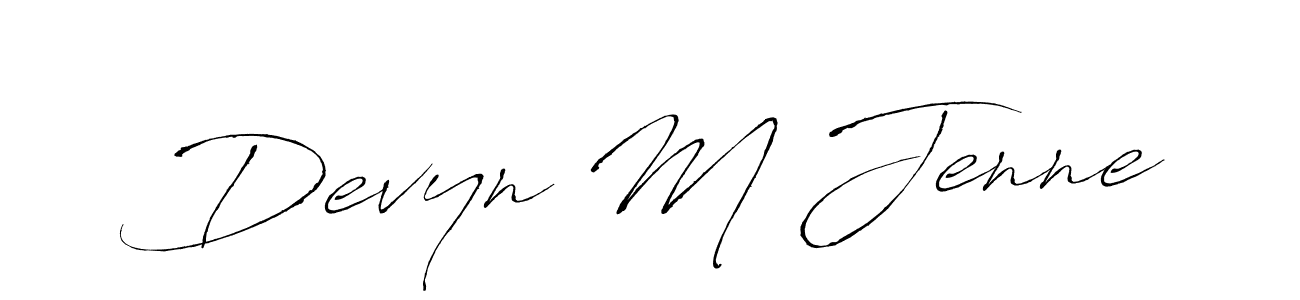 How to Draw Devyn M Jenne signature style? Antro_Vectra is a latest design signature styles for name Devyn M Jenne. Devyn M Jenne signature style 6 images and pictures png