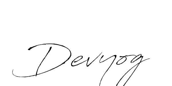 How to make Devyog name signature. Use Antro_Vectra style for creating short signs online. This is the latest handwritten sign. Devyog signature style 6 images and pictures png