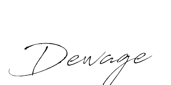 Dewage stylish signature style. Best Handwritten Sign (Antro_Vectra) for my name. Handwritten Signature Collection Ideas for my name Dewage. Dewage signature style 6 images and pictures png