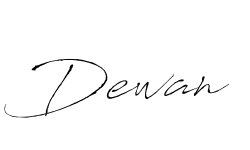 Dewan stylish signature style. Best Handwritten Sign (Antro_Vectra) for my name. Handwritten Signature Collection Ideas for my name Dewan. Dewan signature style 6 images and pictures png