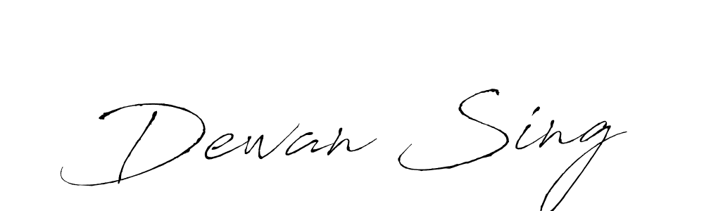Also we have Dewan Sing name is the best signature style. Create professional handwritten signature collection using Antro_Vectra autograph style. Dewan Sing signature style 6 images and pictures png