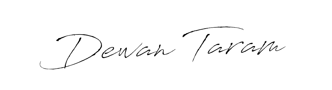 You should practise on your own different ways (Antro_Vectra) to write your name (Dewan Taram) in signature. don't let someone else do it for you. Dewan Taram signature style 6 images and pictures png