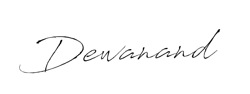 Dewanand stylish signature style. Best Handwritten Sign (Antro_Vectra) for my name. Handwritten Signature Collection Ideas for my name Dewanand. Dewanand signature style 6 images and pictures png