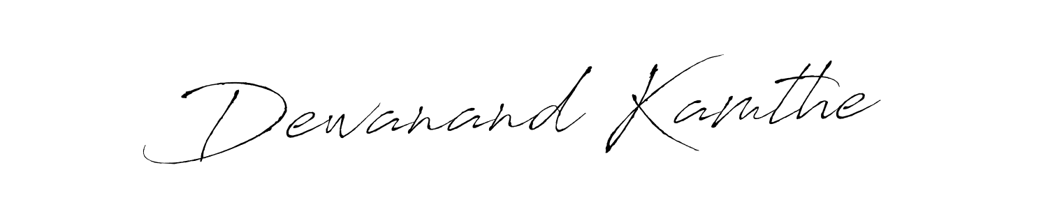 It looks lik you need a new signature style for name Dewanand Kamthe. Design unique handwritten (Antro_Vectra) signature with our free signature maker in just a few clicks. Dewanand Kamthe signature style 6 images and pictures png