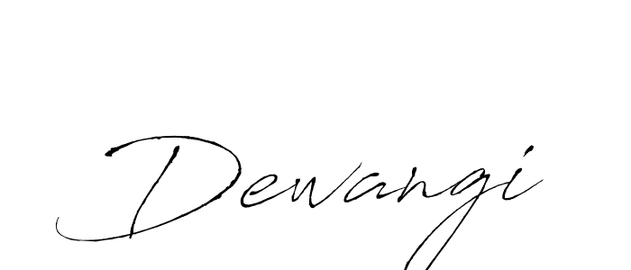 You should practise on your own different ways (Antro_Vectra) to write your name (Dewangi) in signature. don't let someone else do it for you. Dewangi signature style 6 images and pictures png