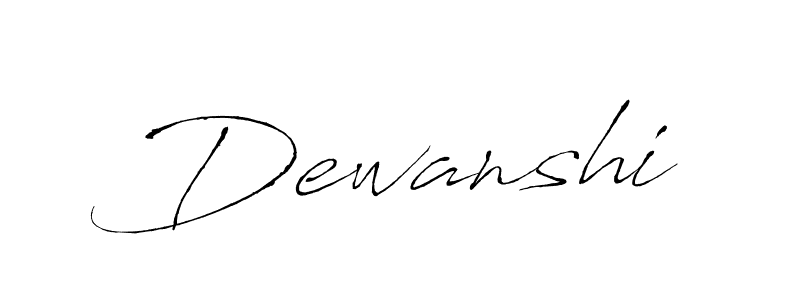 The best way (Antro_Vectra) to make a short signature is to pick only two or three words in your name. The name Dewanshi include a total of six letters. For converting this name. Dewanshi signature style 6 images and pictures png