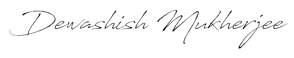 Make your name Dewashish Mukherjee memorable on every contract using Antro_Vectra autograph style. Instant transparent background export available. Dewashish Mukherjee signature style 6 images and pictures png