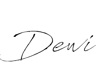 The best way (Antro_Vectra) to make a short signature is to pick only two or three words in your name. The name Dewi include a total of six letters. For converting this name. Dewi signature style 6 images and pictures png