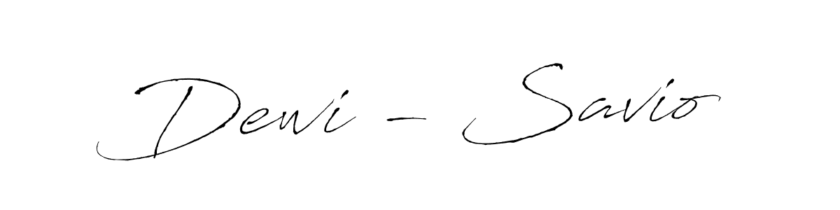 Make a beautiful signature design for name Dewi - Savio. Use this online signature maker to create a handwritten signature for free. Dewi - Savio signature style 6 images and pictures png