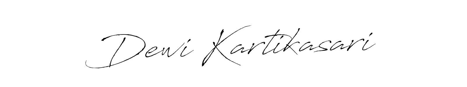 Use a signature maker to create a handwritten signature online. With this signature software, you can design (Antro_Vectra) your own signature for name Dewi Kartikasari. Dewi Kartikasari signature style 6 images and pictures png