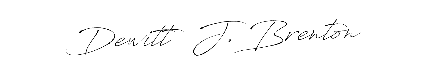 It looks lik you need a new signature style for name Dewitt  J. Brenton. Design unique handwritten (Antro_Vectra) signature with our free signature maker in just a few clicks. Dewitt  J. Brenton signature style 6 images and pictures png
