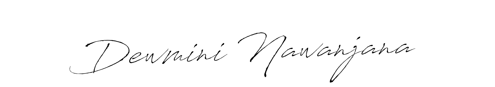 Also You can easily find your signature by using the search form. We will create Dewmini Nawanjana name handwritten signature images for you free of cost using Antro_Vectra sign style. Dewmini Nawanjana signature style 6 images and pictures png