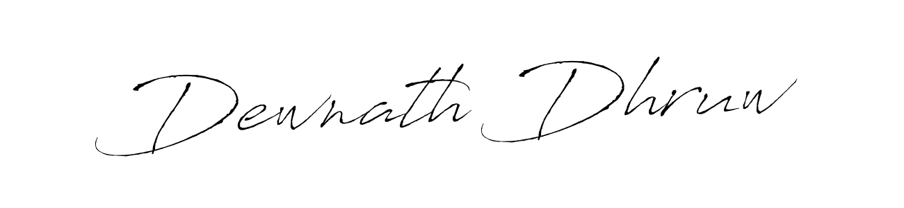 Use a signature maker to create a handwritten signature online. With this signature software, you can design (Antro_Vectra) your own signature for name Dewnath Dhruw. Dewnath Dhruw signature style 6 images and pictures png