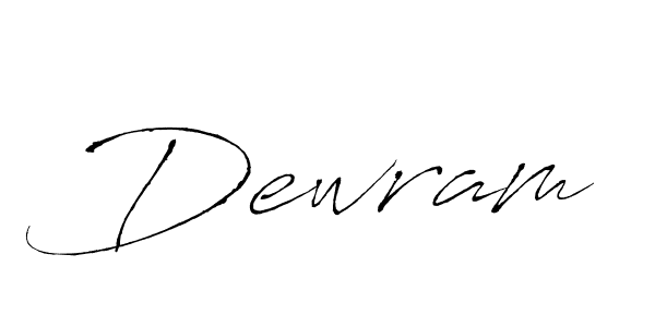 Antro_Vectra is a professional signature style that is perfect for those who want to add a touch of class to their signature. It is also a great choice for those who want to make their signature more unique. Get Dewram name to fancy signature for free. Dewram signature style 6 images and pictures png