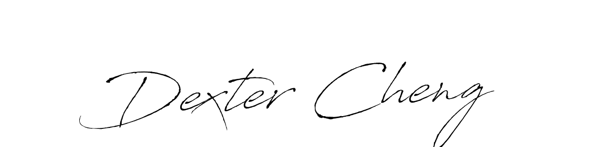 Make a short Dexter Cheng signature style. Manage your documents anywhere anytime using Antro_Vectra. Create and add eSignatures, submit forms, share and send files easily. Dexter Cheng signature style 6 images and pictures png