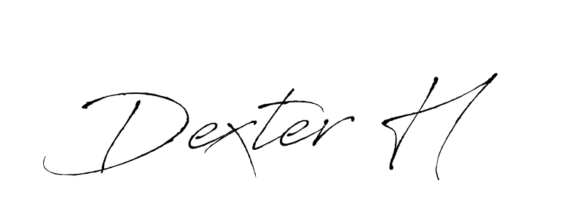 Once you've used our free online signature maker to create your best signature Antro_Vectra style, it's time to enjoy all of the benefits that Dexter H name signing documents. Dexter H signature style 6 images and pictures png