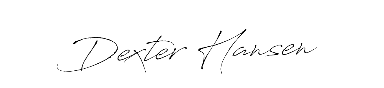 Similarly Antro_Vectra is the best handwritten signature design. Signature creator online .You can use it as an online autograph creator for name Dexter Hansen. Dexter Hansen signature style 6 images and pictures png