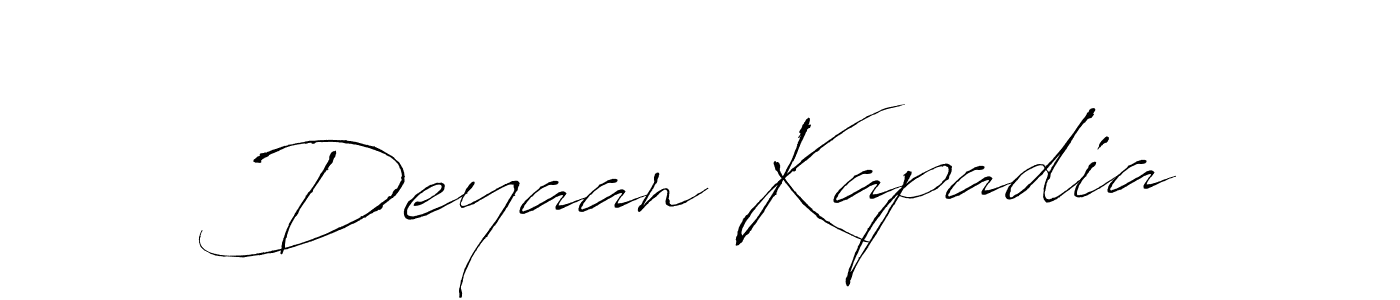 Make a short Deyaan Kapadia signature style. Manage your documents anywhere anytime using Antro_Vectra. Create and add eSignatures, submit forms, share and send files easily. Deyaan Kapadia signature style 6 images and pictures png