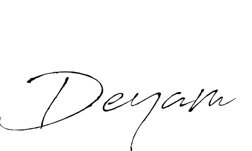 How to make Deyam signature? Antro_Vectra is a professional autograph style. Create handwritten signature for Deyam name. Deyam signature style 6 images and pictures png