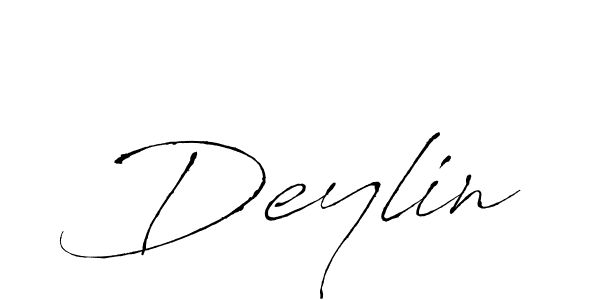 Design your own signature with our free online signature maker. With this signature software, you can create a handwritten (Antro_Vectra) signature for name Deylin. Deylin signature style 6 images and pictures png