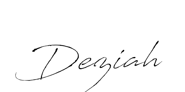 Also You can easily find your signature by using the search form. We will create Deziah name handwritten signature images for you free of cost using Antro_Vectra sign style. Deziah signature style 6 images and pictures png