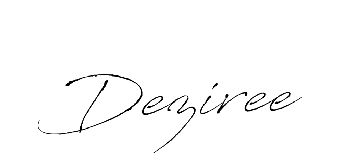 Create a beautiful signature design for name Deziree. With this signature (Antro_Vectra) fonts, you can make a handwritten signature for free. Deziree signature style 6 images and pictures png