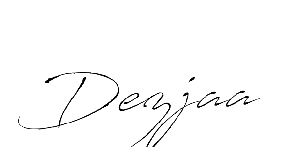 How to make Dezjaa name signature. Use Antro_Vectra style for creating short signs online. This is the latest handwritten sign. Dezjaa signature style 6 images and pictures png