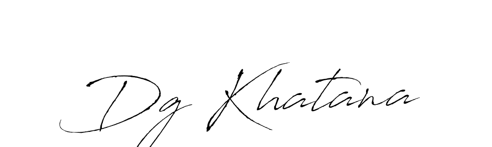 Create a beautiful signature design for name Dg Khatana. With this signature (Antro_Vectra) fonts, you can make a handwritten signature for free. Dg Khatana signature style 6 images and pictures png