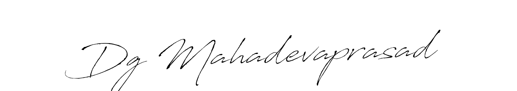 Make a beautiful signature design for name Dg Mahadevaprasad. With this signature (Antro_Vectra) style, you can create a handwritten signature for free. Dg Mahadevaprasad signature style 6 images and pictures png