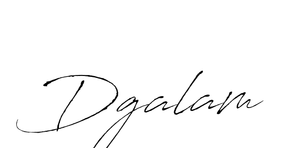Make a beautiful signature design for name Dgalam. With this signature (Antro_Vectra) style, you can create a handwritten signature for free. Dgalam signature style 6 images and pictures png