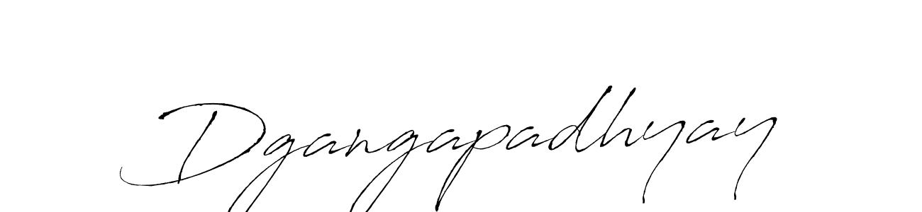 Make a beautiful signature design for name Dgangapadhyay. With this signature (Antro_Vectra) style, you can create a handwritten signature for free. Dgangapadhyay signature style 6 images and pictures png