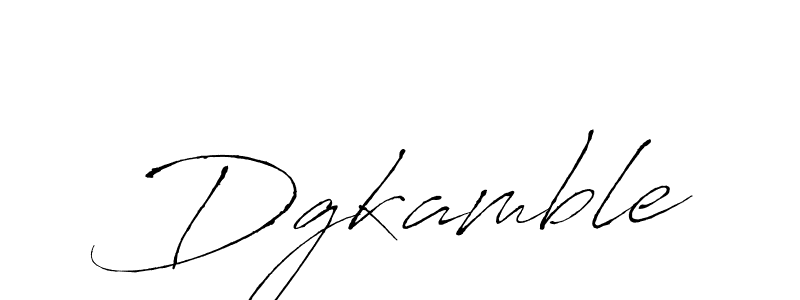 The best way (Antro_Vectra) to make a short signature is to pick only two or three words in your name. The name Dgkamble include a total of six letters. For converting this name. Dgkamble signature style 6 images and pictures png