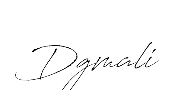Create a beautiful signature design for name Dgmali. With this signature (Antro_Vectra) fonts, you can make a handwritten signature for free. Dgmali signature style 6 images and pictures png