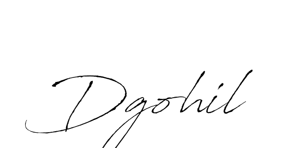 Design your own signature with our free online signature maker. With this signature software, you can create a handwritten (Antro_Vectra) signature for name Dgohil. Dgohil signature style 6 images and pictures png