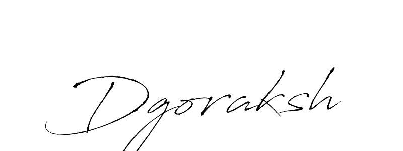 Create a beautiful signature design for name Dgoraksh. With this signature (Antro_Vectra) fonts, you can make a handwritten signature for free. Dgoraksh signature style 6 images and pictures png