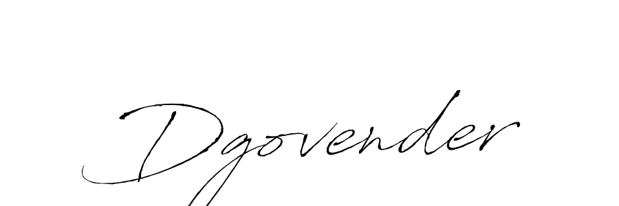 Make a beautiful signature design for name Dgovender. With this signature (Antro_Vectra) style, you can create a handwritten signature for free. Dgovender signature style 6 images and pictures png