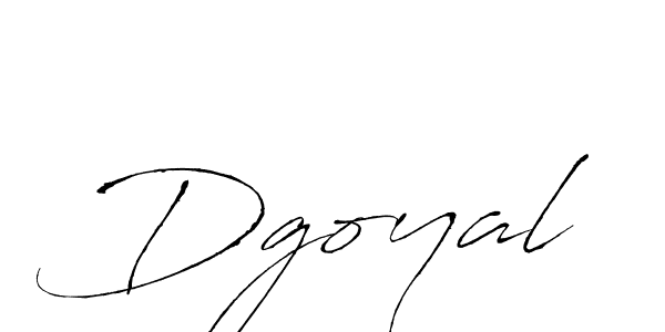 Antro_Vectra is a professional signature style that is perfect for those who want to add a touch of class to their signature. It is also a great choice for those who want to make their signature more unique. Get Dgoyal name to fancy signature for free. Dgoyal signature style 6 images and pictures png