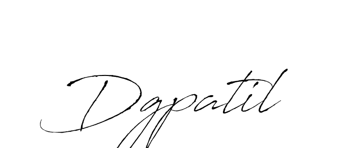 How to make Dgpatil signature? Antro_Vectra is a professional autograph style. Create handwritten signature for Dgpatil name. Dgpatil signature style 6 images and pictures png