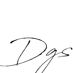 You should practise on your own different ways (Antro_Vectra) to write your name (Dgs) in signature. don't let someone else do it for you. Dgs signature style 6 images and pictures png