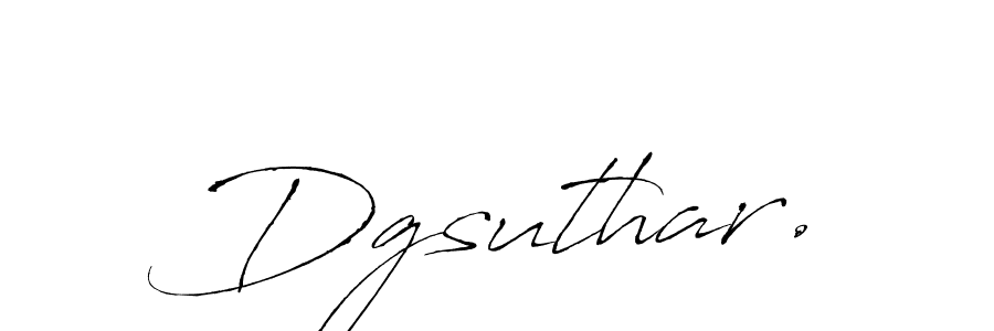 How to make Dgsuthar. signature? Antro_Vectra is a professional autograph style. Create handwritten signature for Dgsuthar. name. Dgsuthar. signature style 6 images and pictures png