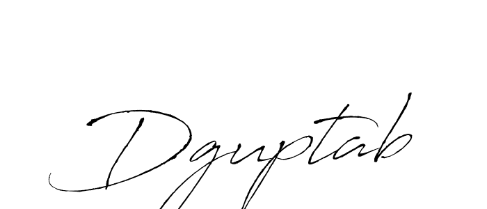 How to make Dguptab signature? Antro_Vectra is a professional autograph style. Create handwritten signature for Dguptab name. Dguptab signature style 6 images and pictures png