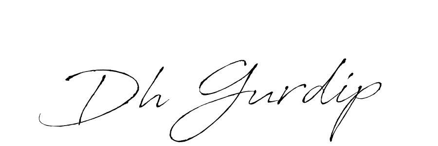 Design your own signature with our free online signature maker. With this signature software, you can create a handwritten (Antro_Vectra) signature for name Dh Gurdip. Dh Gurdip signature style 6 images and pictures png