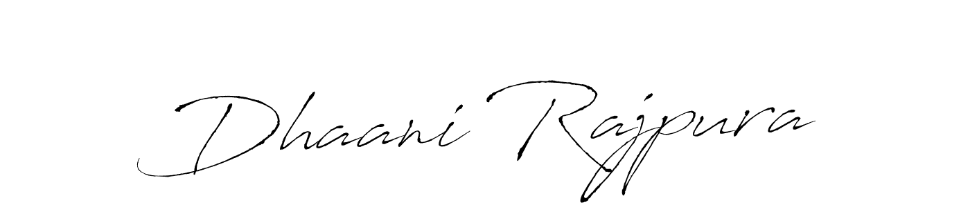 It looks lik you need a new signature style for name Dhaani Rajpura. Design unique handwritten (Antro_Vectra) signature with our free signature maker in just a few clicks. Dhaani Rajpura signature style 6 images and pictures png