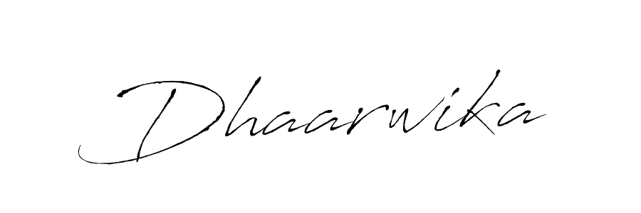 How to make Dhaarwika signature? Antro_Vectra is a professional autograph style. Create handwritten signature for Dhaarwika name. Dhaarwika signature style 6 images and pictures png