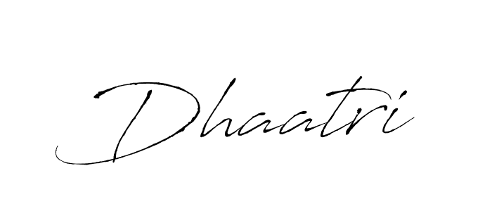How to make Dhaatri name signature. Use Antro_Vectra style for creating short signs online. This is the latest handwritten sign. Dhaatri signature style 6 images and pictures png
