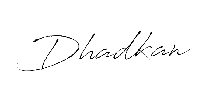 Dhadkan stylish signature style. Best Handwritten Sign (Antro_Vectra) for my name. Handwritten Signature Collection Ideas for my name Dhadkan. Dhadkan signature style 6 images and pictures png