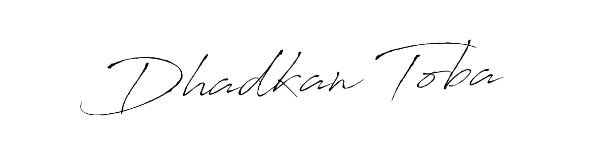 It looks lik you need a new signature style for name Dhadkan Toba. Design unique handwritten (Antro_Vectra) signature with our free signature maker in just a few clicks. Dhadkan Toba signature style 6 images and pictures png