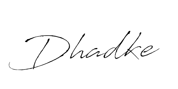 You should practise on your own different ways (Antro_Vectra) to write your name (Dhadke) in signature. don't let someone else do it for you. Dhadke signature style 6 images and pictures png